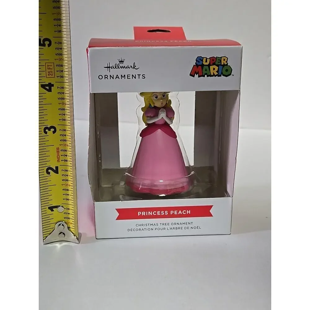 Hallmark Nintendo Super Mario Princess Peach Christmas Ornament NEW